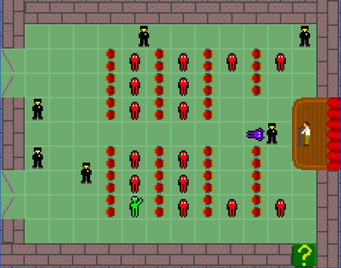<경찰의 야만>의 게임화면